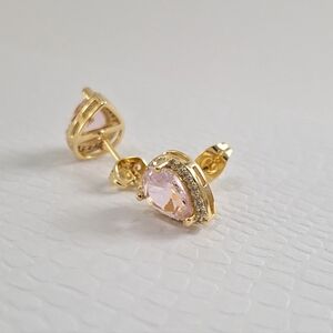 Pink Diamond Earrings